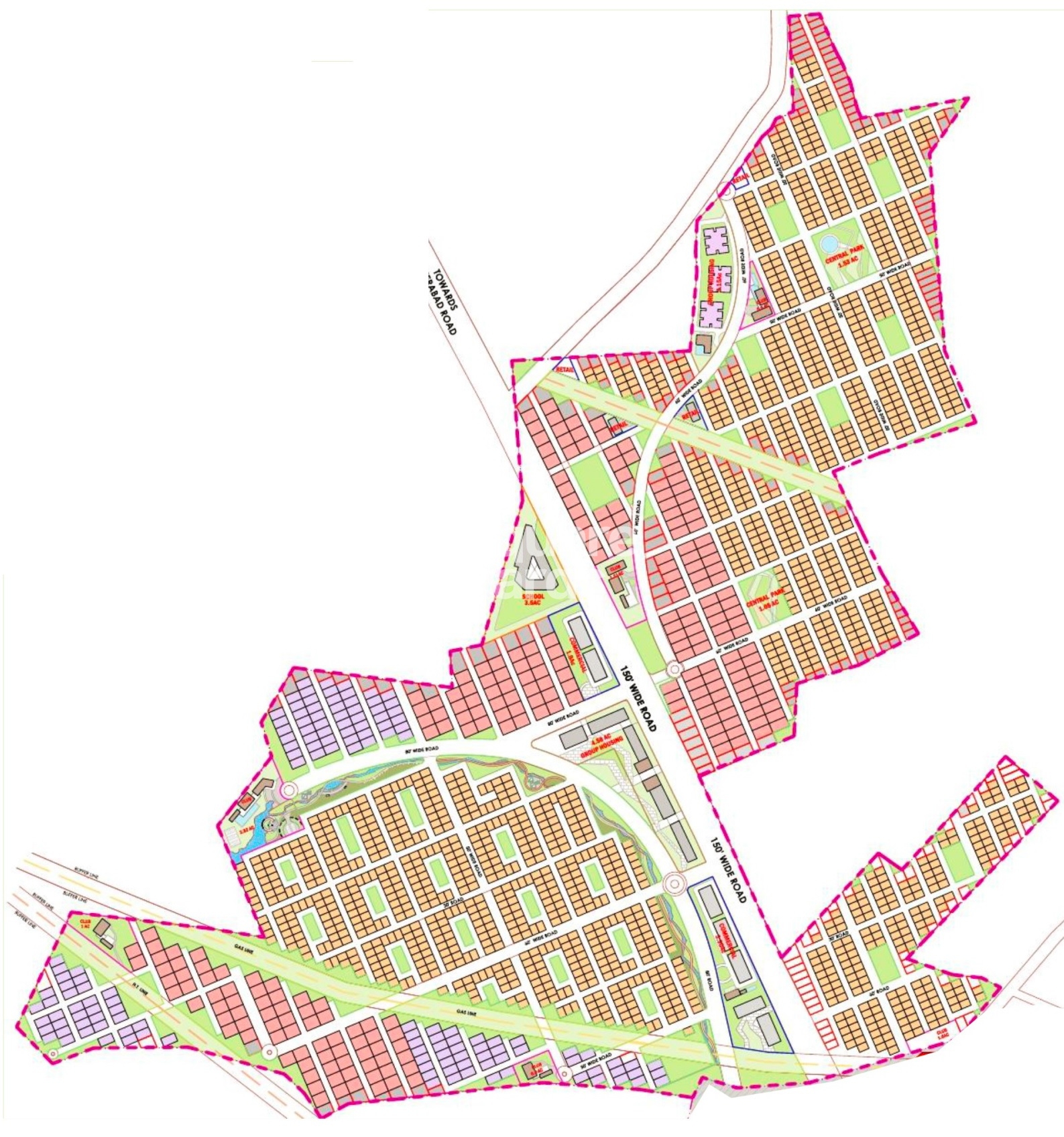 Sreenidhi Sundarban Master Plan Image