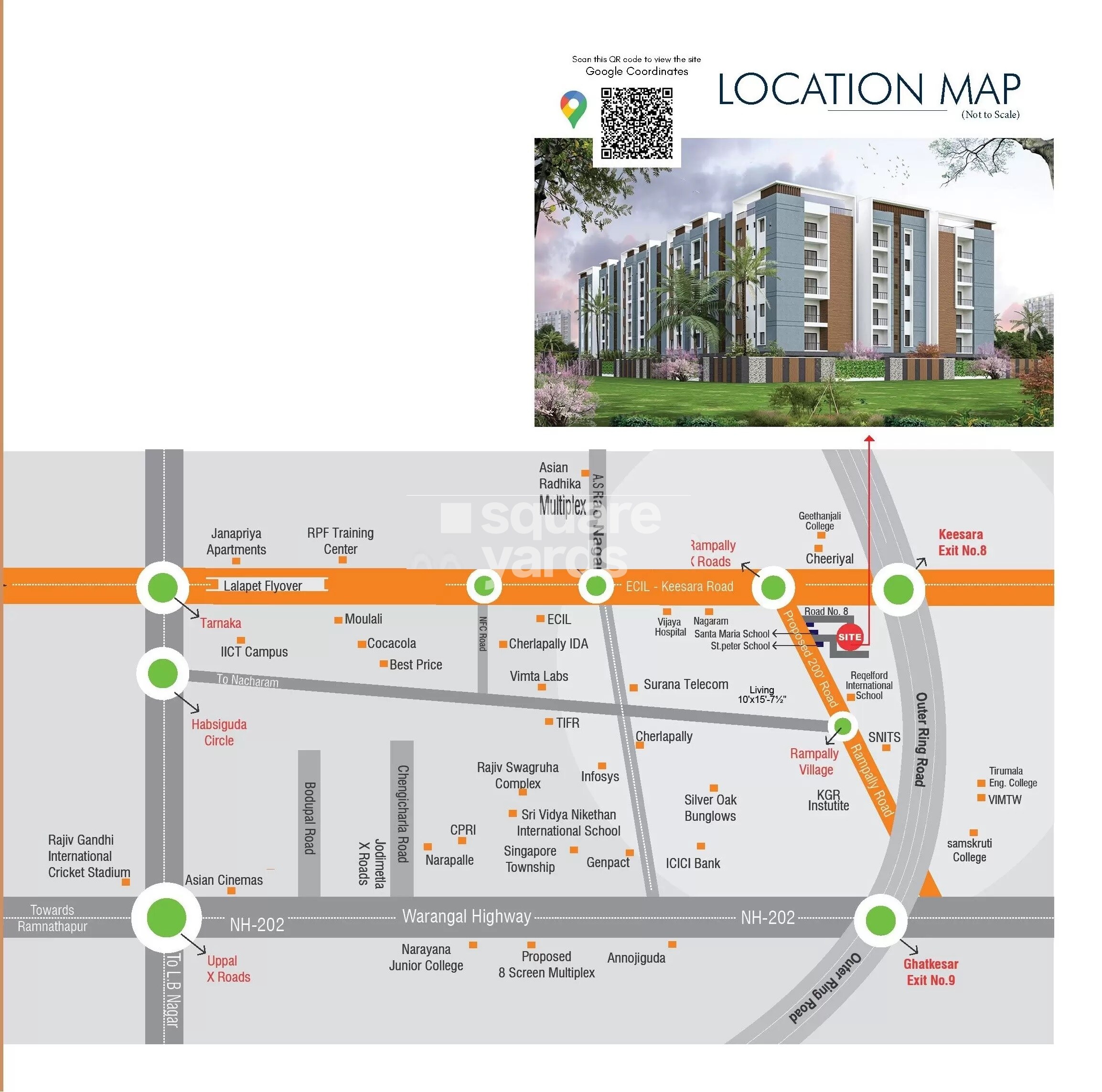 Sri Achyuta Art Living Homes Location Image