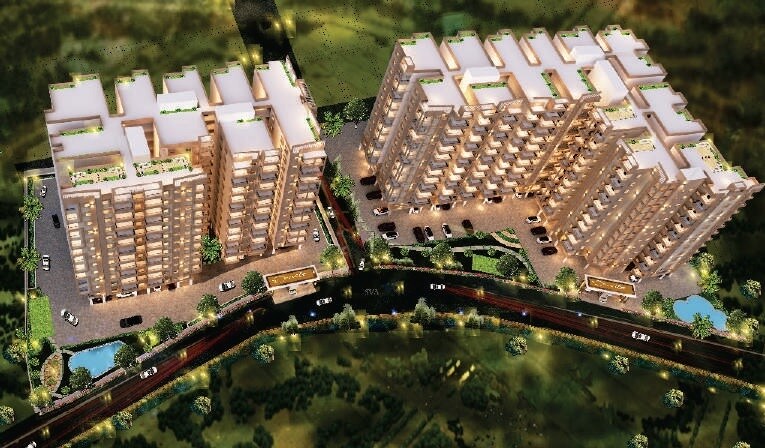 Sri Aditya Squares Ornate Tower View