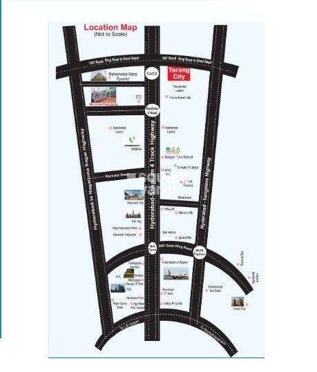 Sri Alekya Tarang City Kadthal Location Image