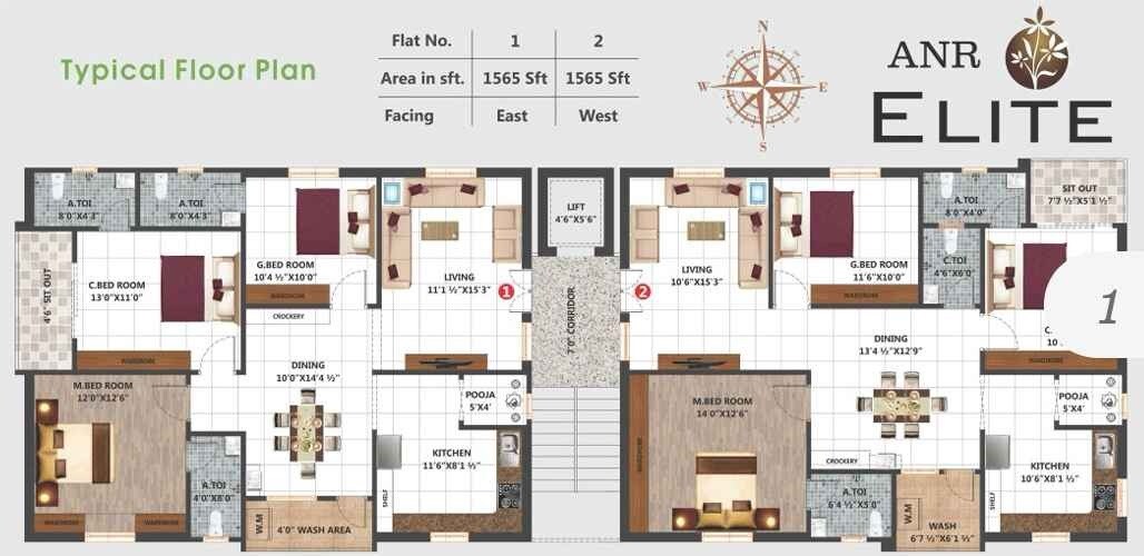Sri ANR Elite Floor Plans