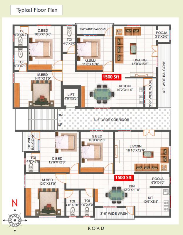 Sri Devadatta Arcade Floor Plans
