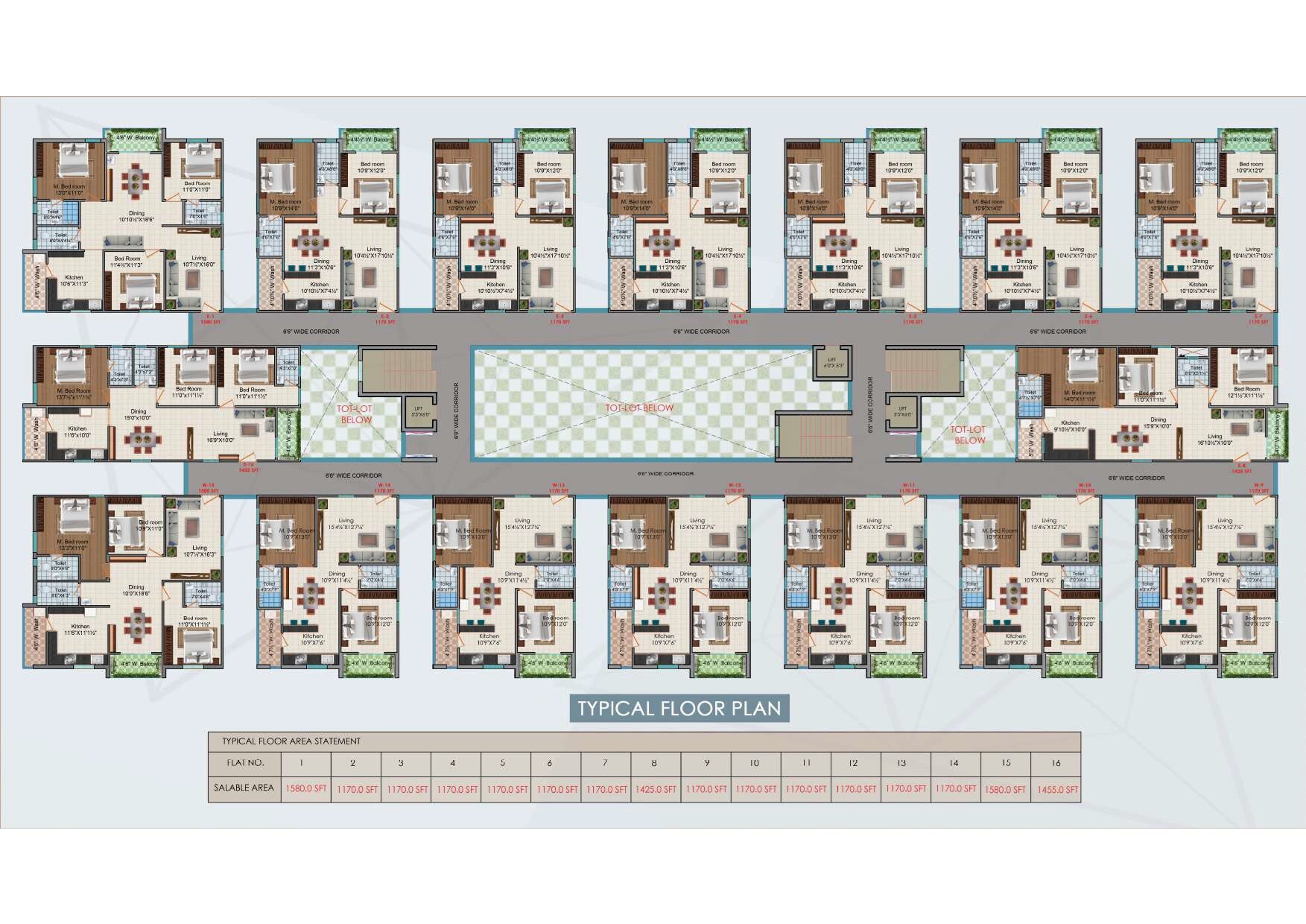 Sri Dhanvi Jewel Park Floor Plans