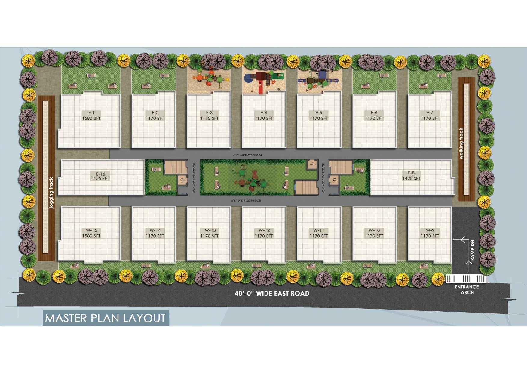 Sri Dhanvi Jewel Park Master Plan Image