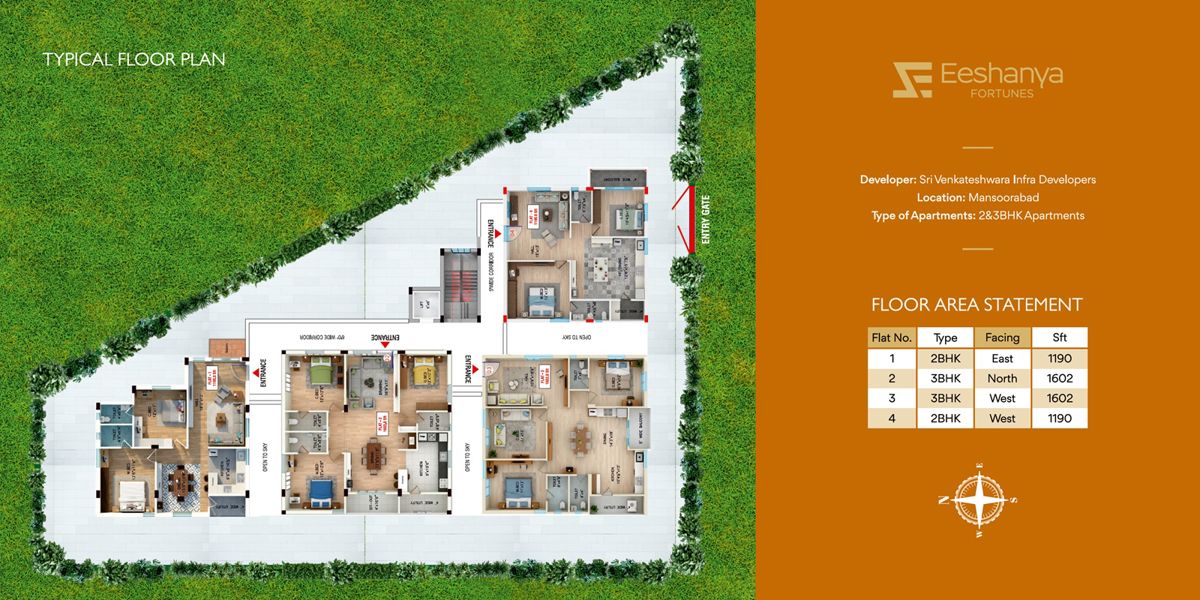 Sri Eeshanya Fortunes Floor Plans