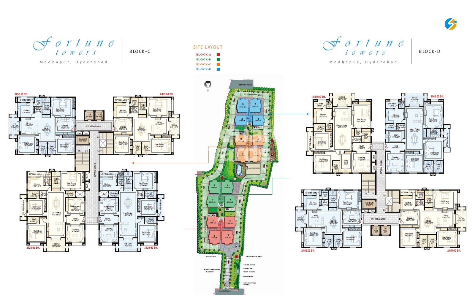 Sri Fortune Towers Floor Plans 6