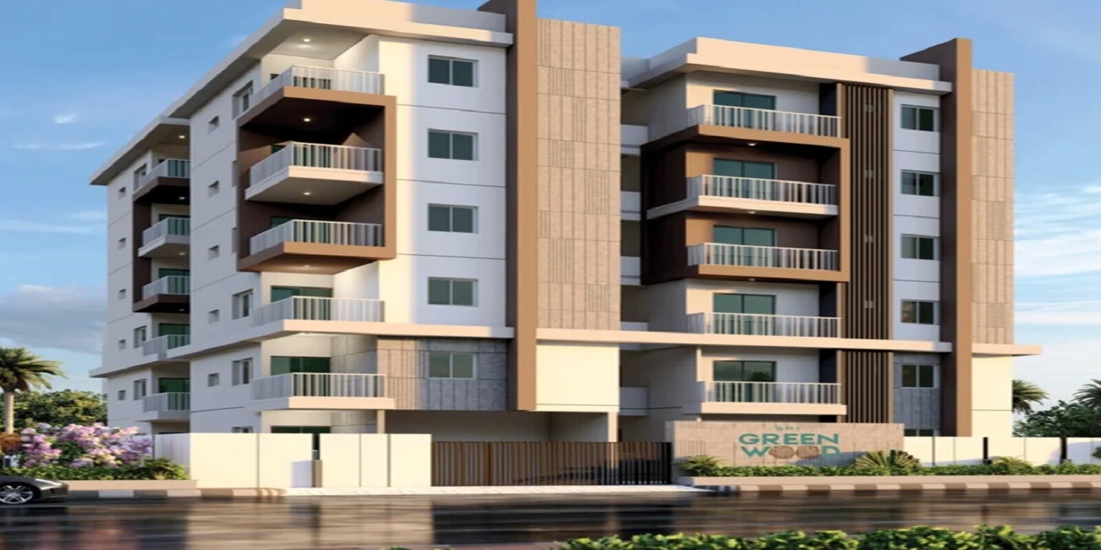 SRI Green Wood residential project in Puppalaguda