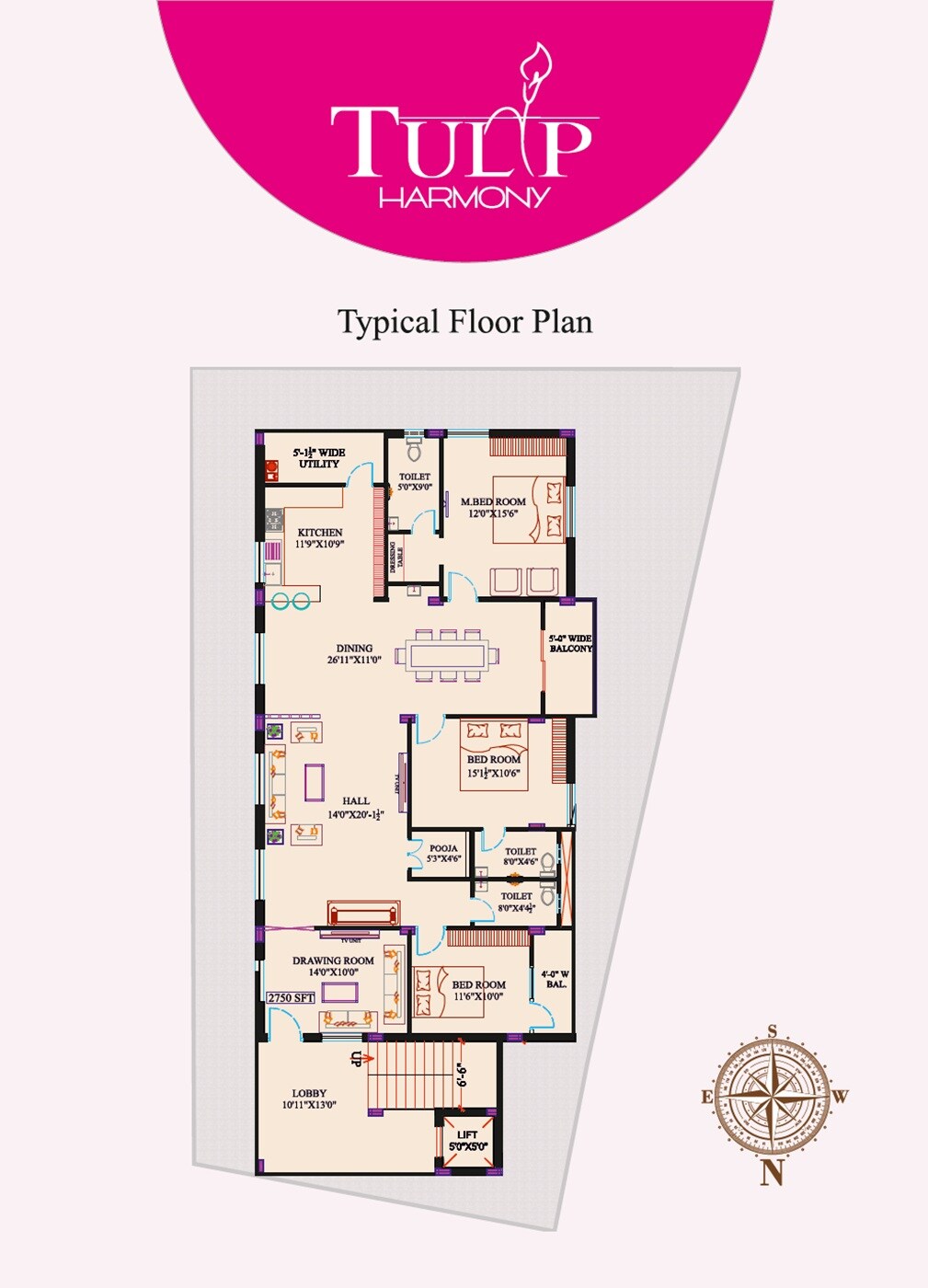 Sri Harmony Avenues Floor Plans