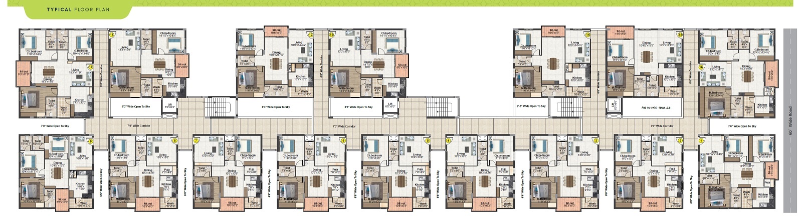 Sri Kolan Estates Floor Plans