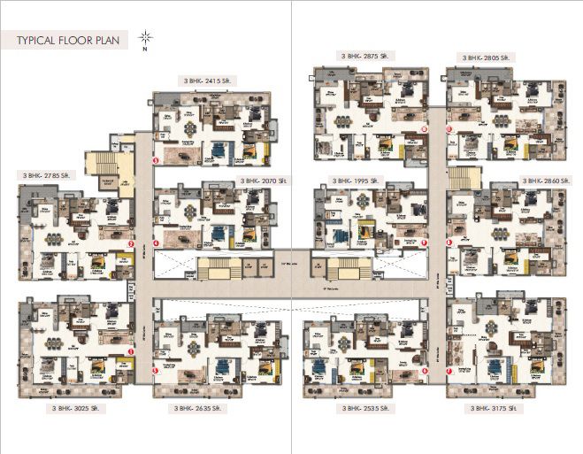 Sri LVRS Tiara Floor Plans