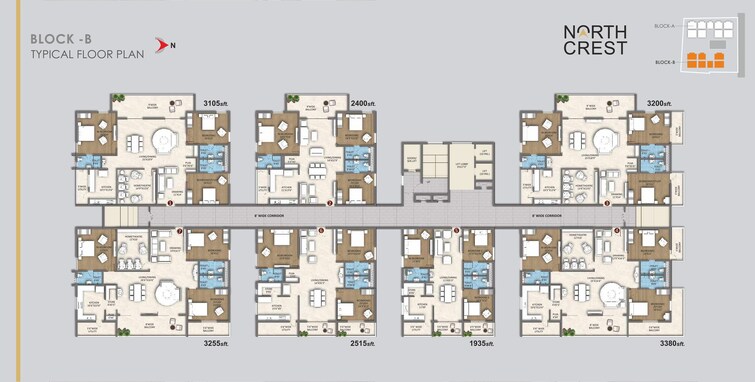 Sri North Crest Floor Plans 1