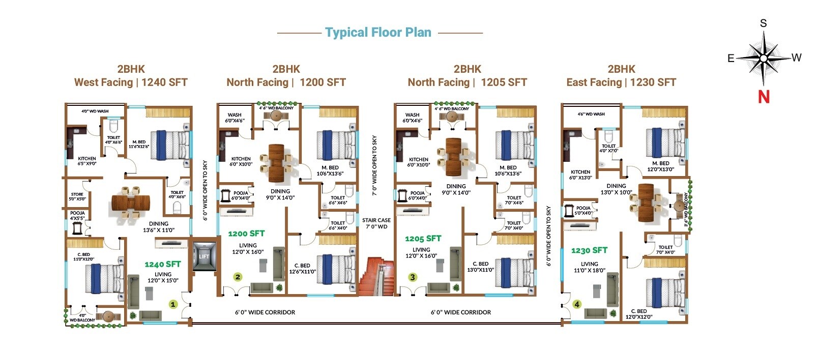Sri Sadguru Sukruth Aavaas Floor Plans