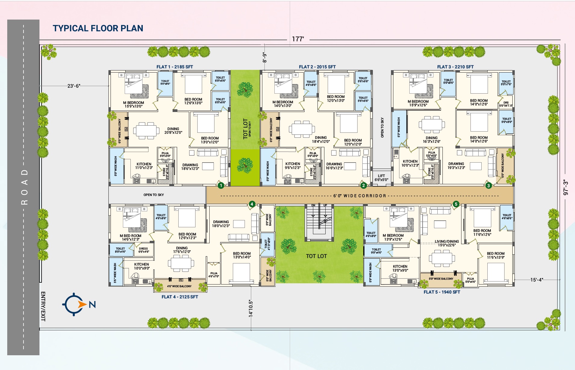 Sri Saikrishna Prime Floor Plans