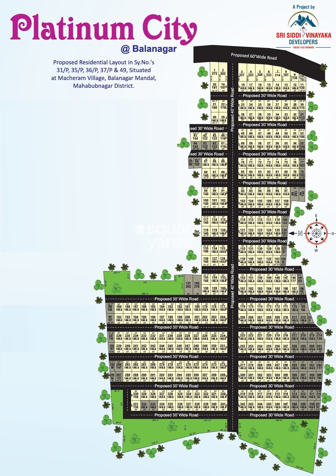Sri Siddi Platinum city Master Plan Image