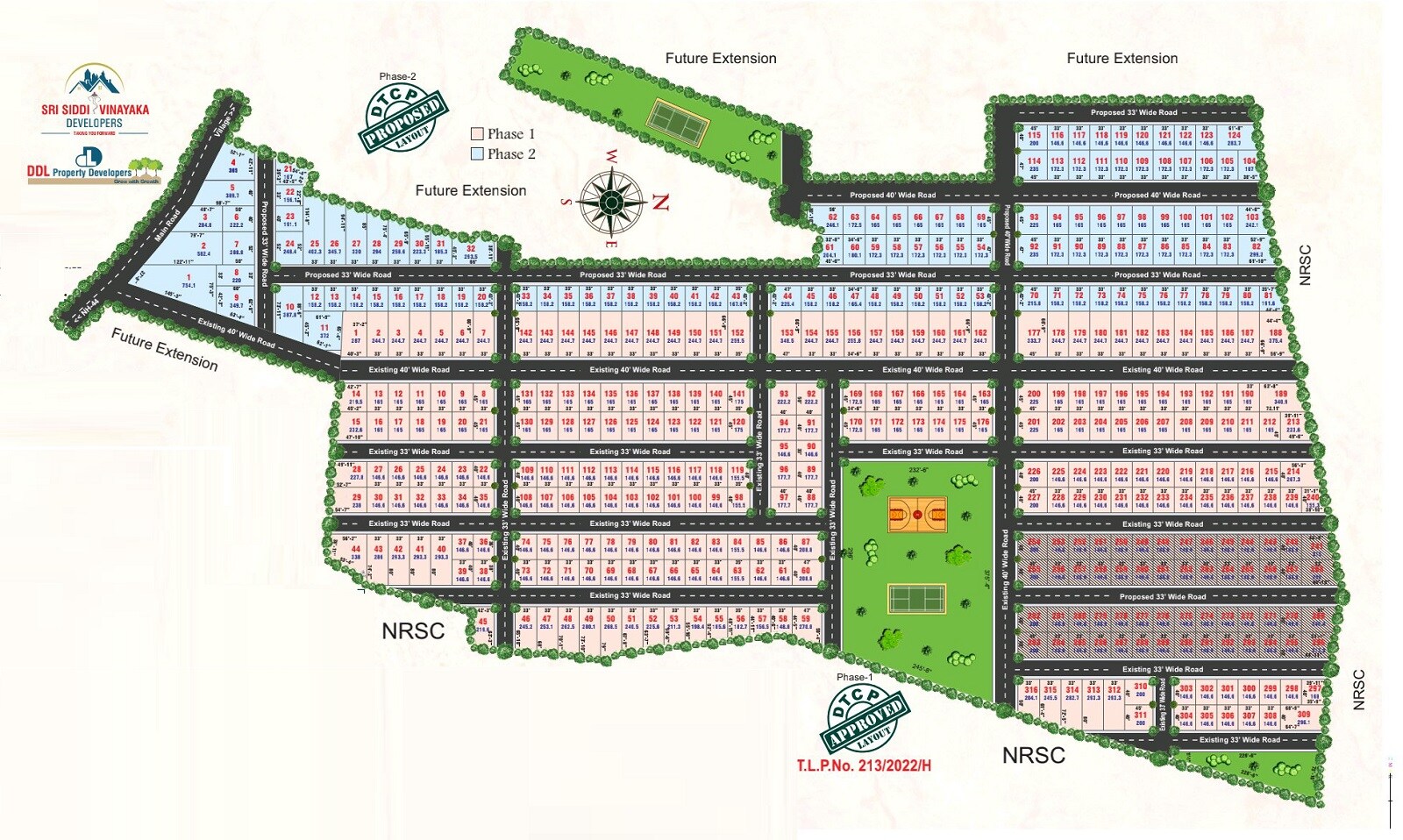 Sri Siddi Star City Master Plan Image