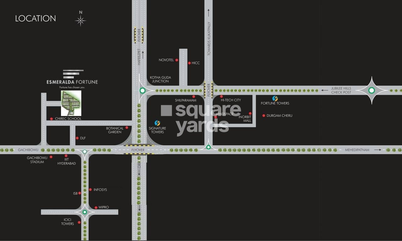 Sri Sreenivasa Esmeralda Fortune Location Image