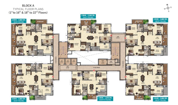 Sri Sreenivasa Fortune Water Front Floor Plans 1