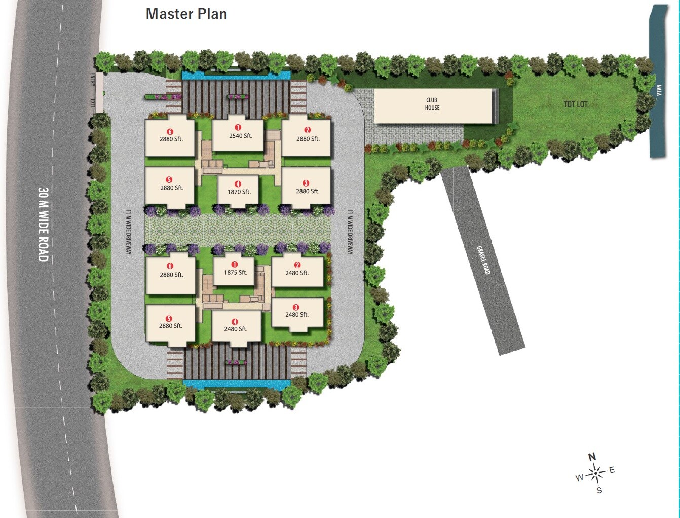 Sri Sreenivasa Fortune Water Front Master Plan 1