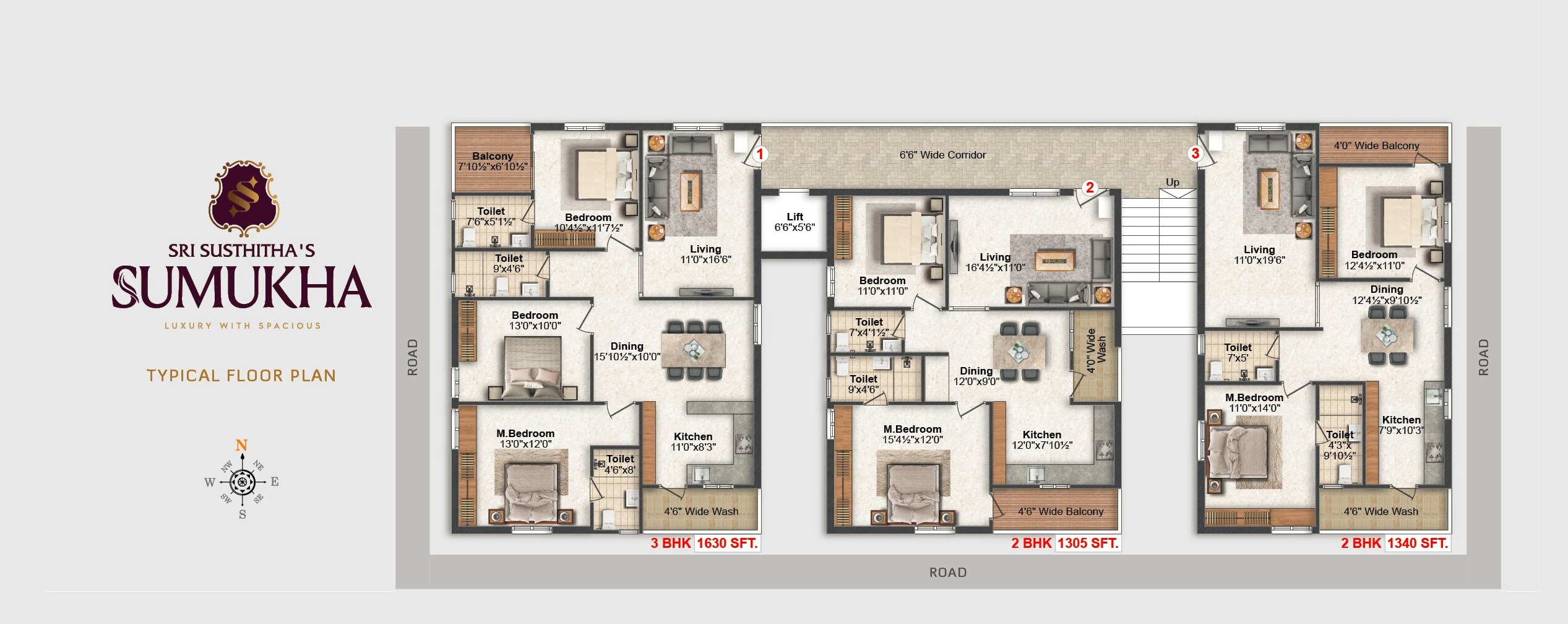 Sri Susthitha Sumukha Floor Plans