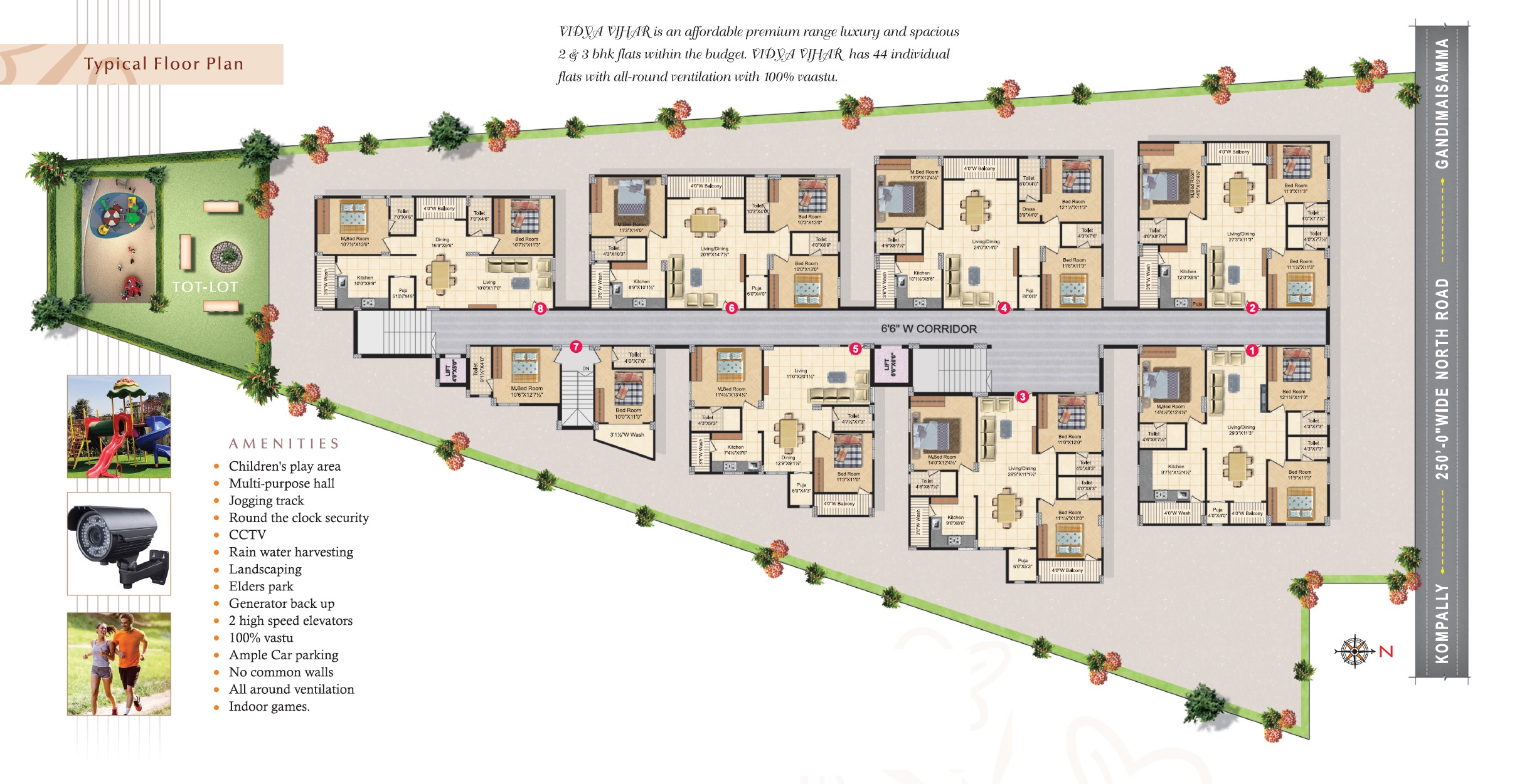 Sri Tirumalas Vidya Vihar Floor Plans