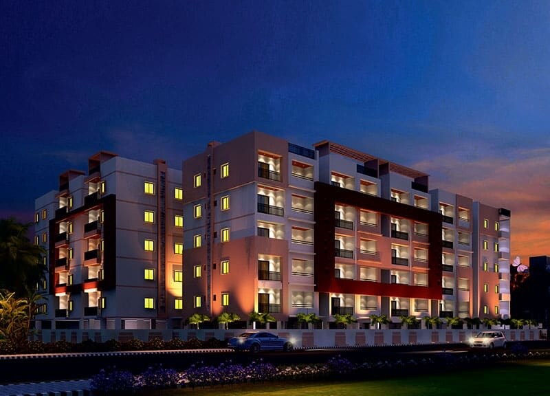 Sri Vaishnava Serene Apartment Exteriors