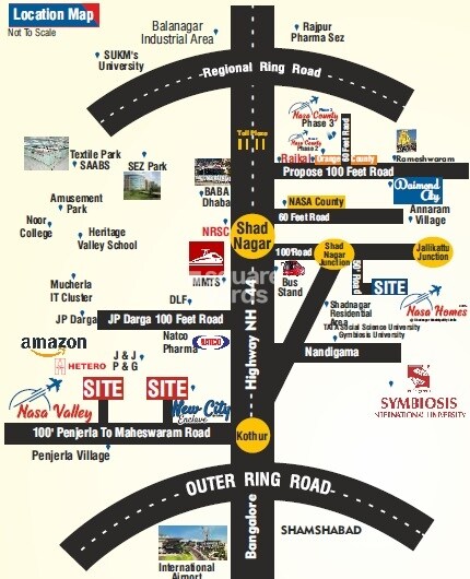 Sri Venkateshwara Nasa Valley Location Image