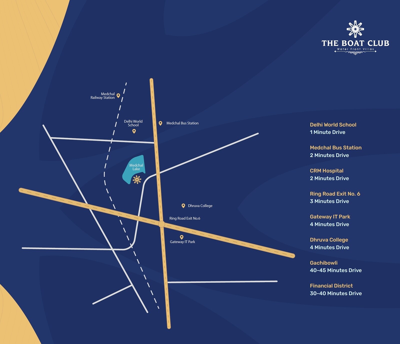 Srias The Boat Club Location Image
