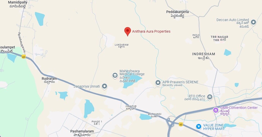 Srihari Anithara Aura Location Image