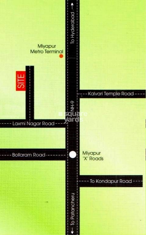 Srija Metro Avenue Location Image