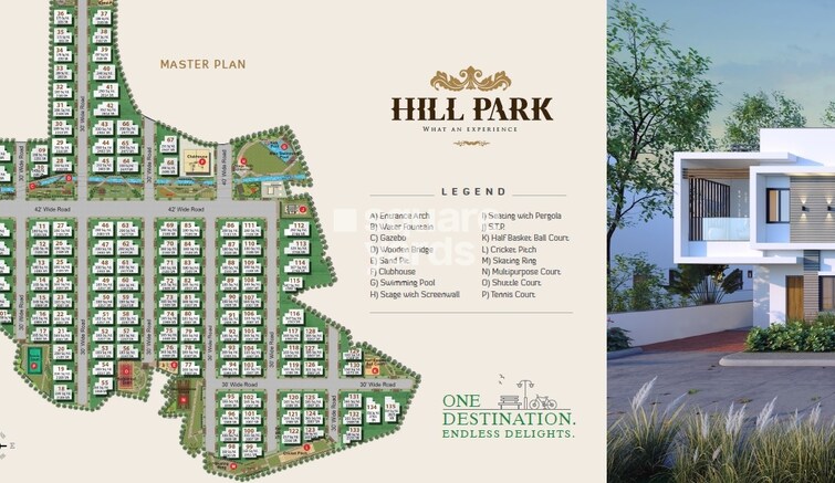 Srinidhi Hill Park Master Plan Image