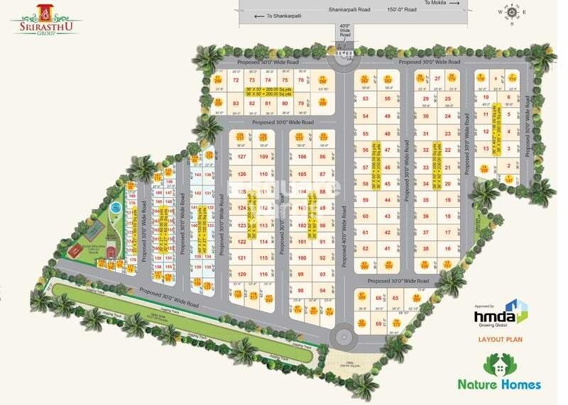 Srirasthu Nature Homes Master Plan 1