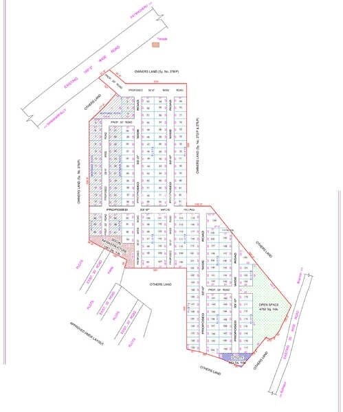 SRR Gachibowli Paradise Phase 7 Master Plan 1