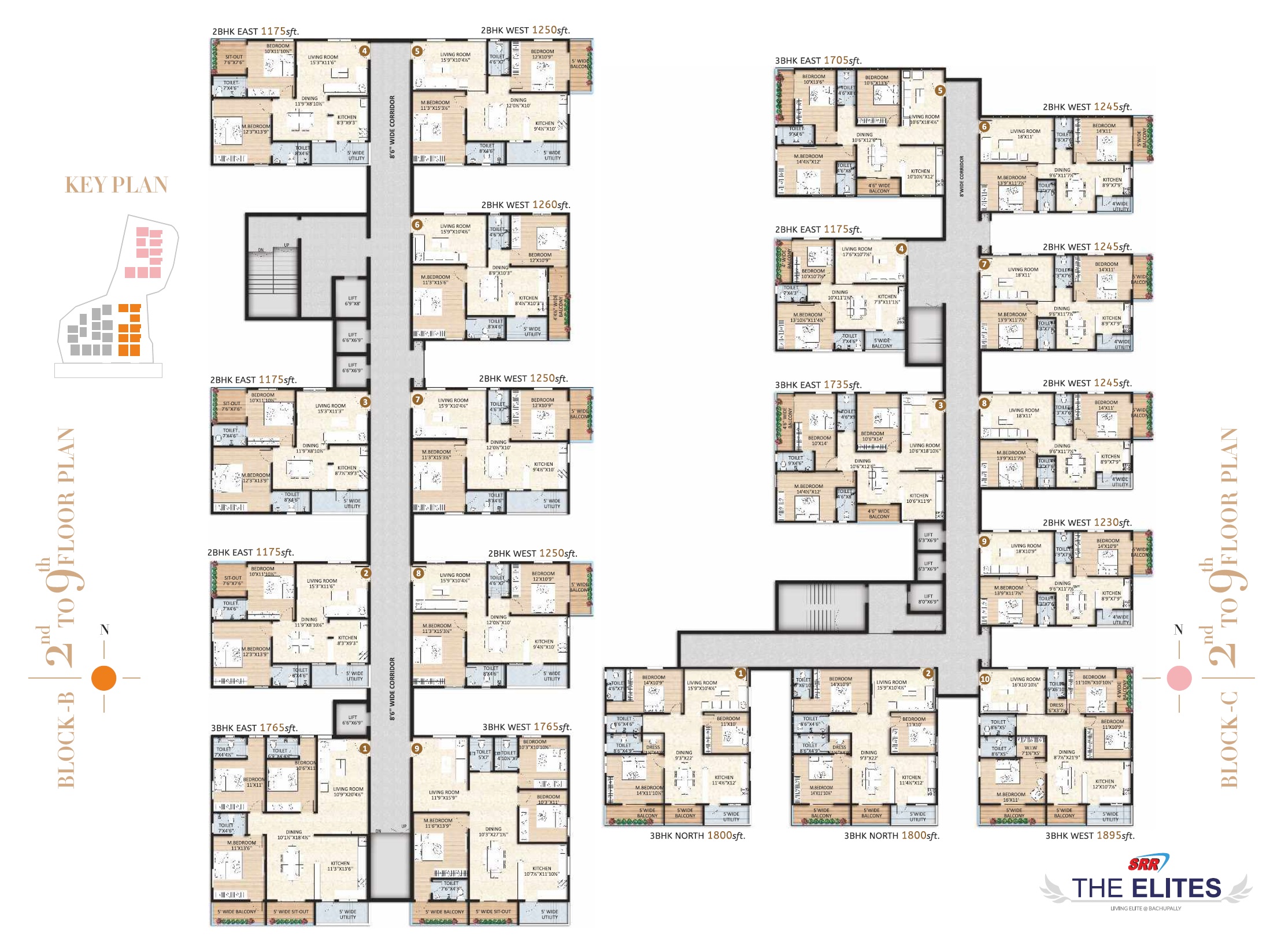 SRR The Elites Floor Plans