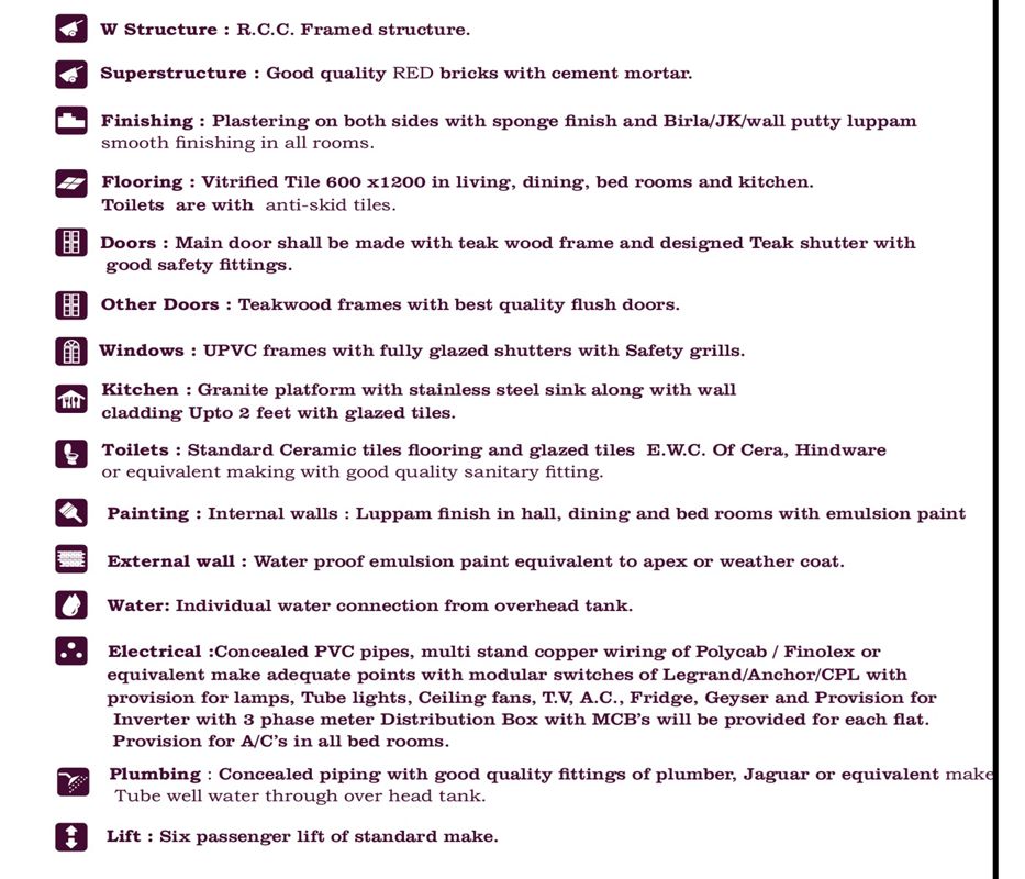 SS Navya Pinnacle Specification