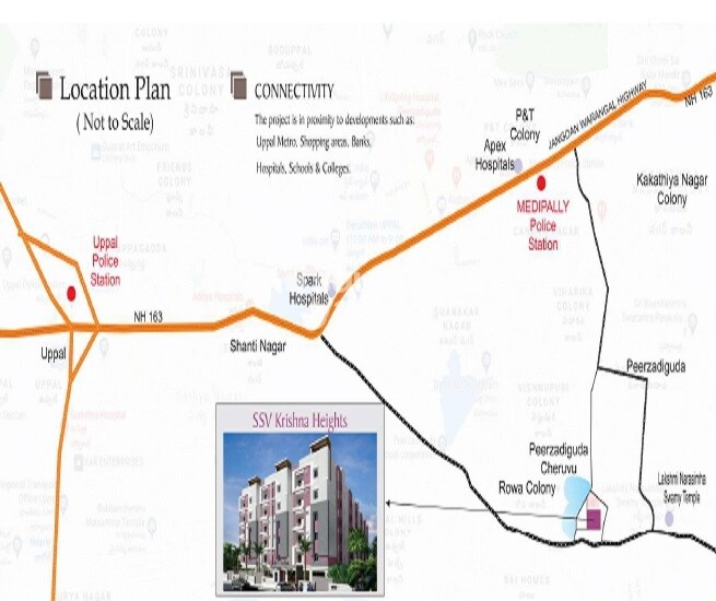 SSV Krishna Heights Location Image