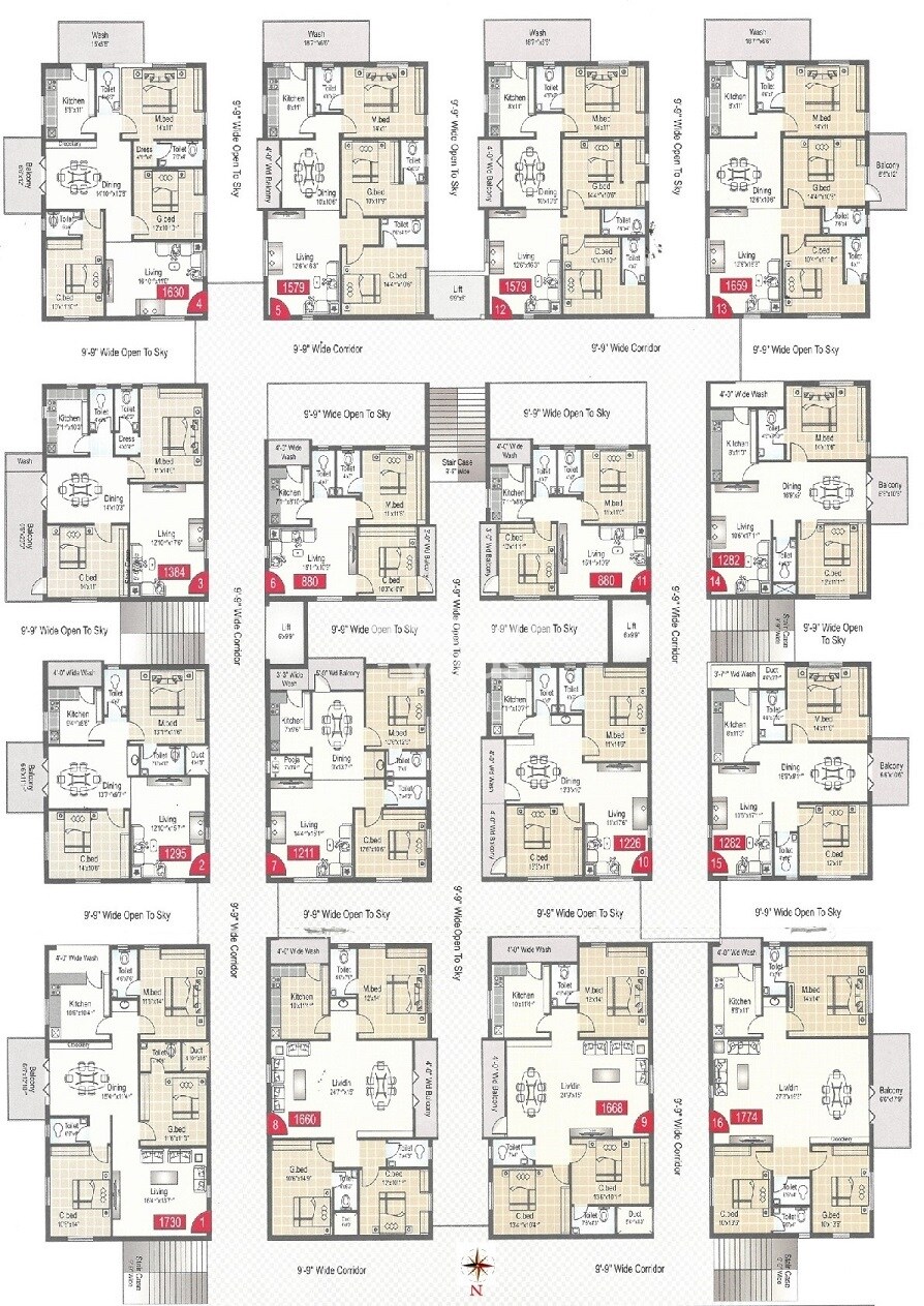 SSVS Jackies RK Square Floor Plans
