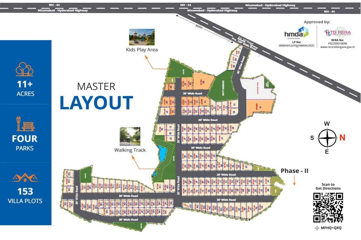 Stable Radha Meadows Master Plan Image