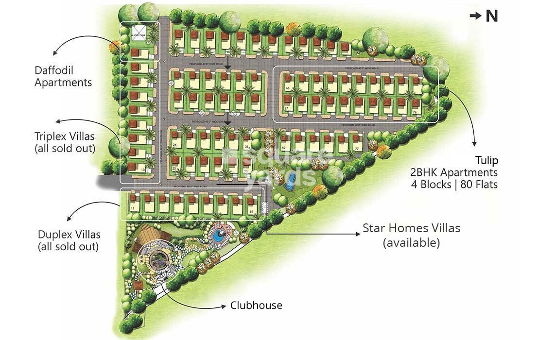 Starlite Tulip Apartment Master Plan 1