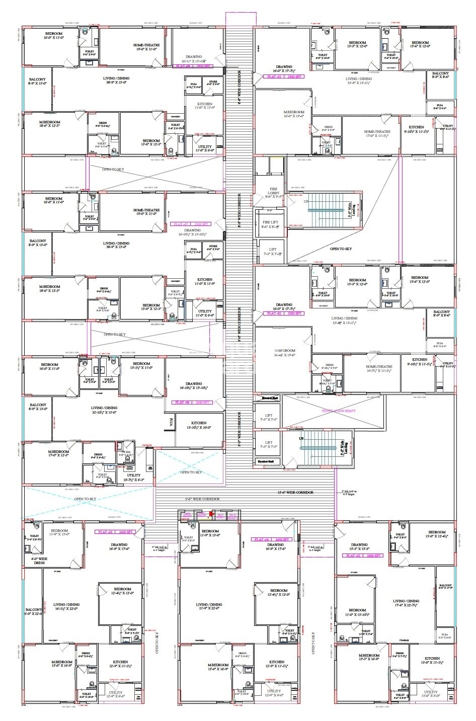 Subishis Polam Luxury Apartments Floor Plans