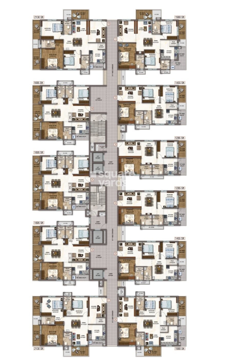 Sukhii Sree Sumeru Floor Plans 1