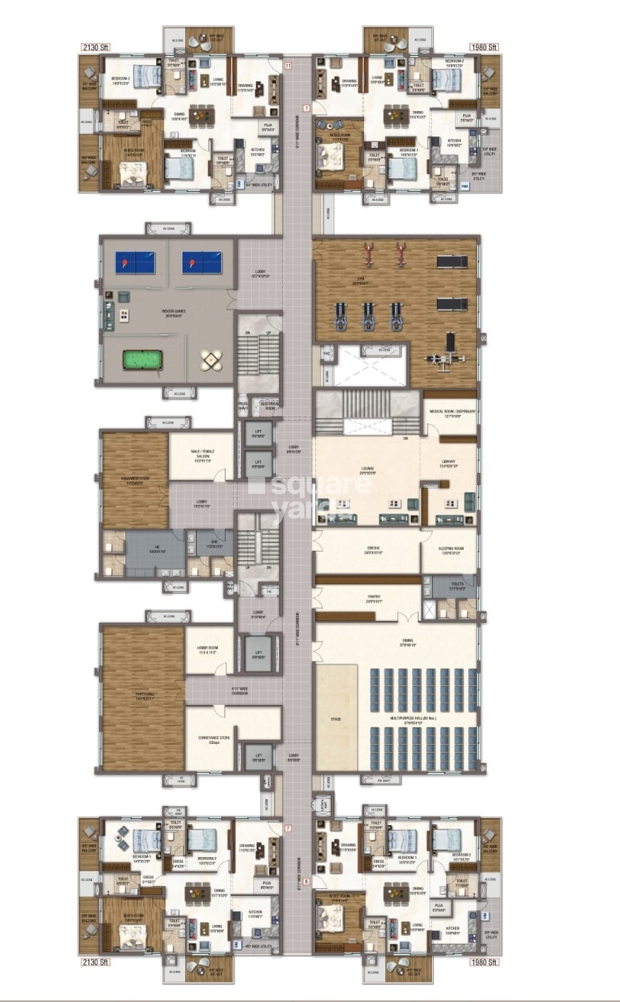 Sukhii Sree Sumeru Floor Plans