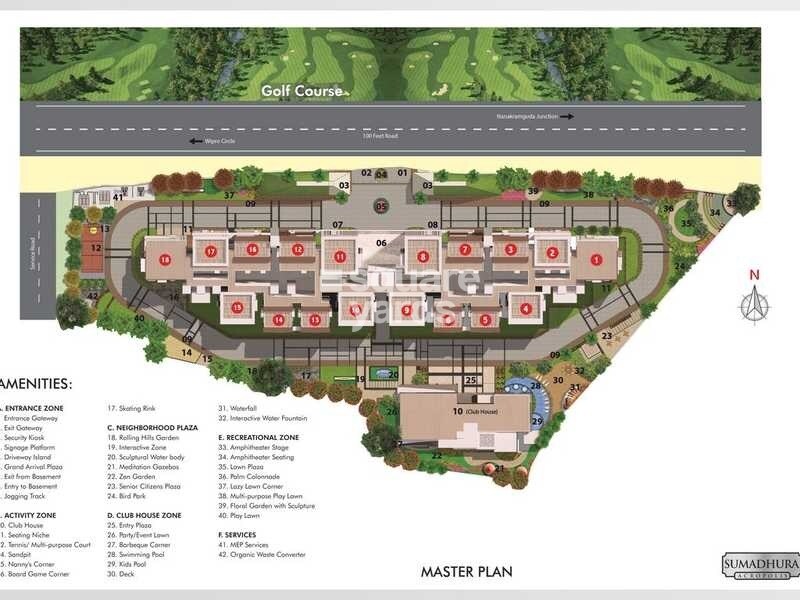 Sumadhura Acropolis Hyderabad Master Plan Image