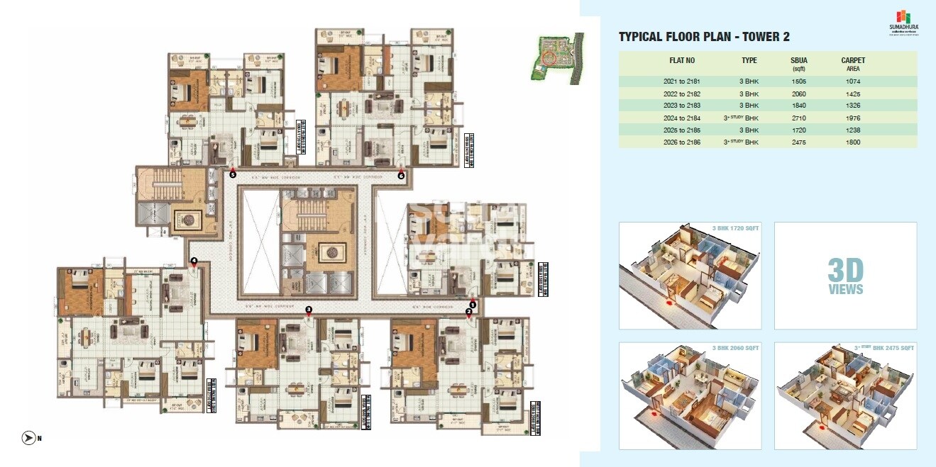 Sumadhura Horizon Floor Plans 2