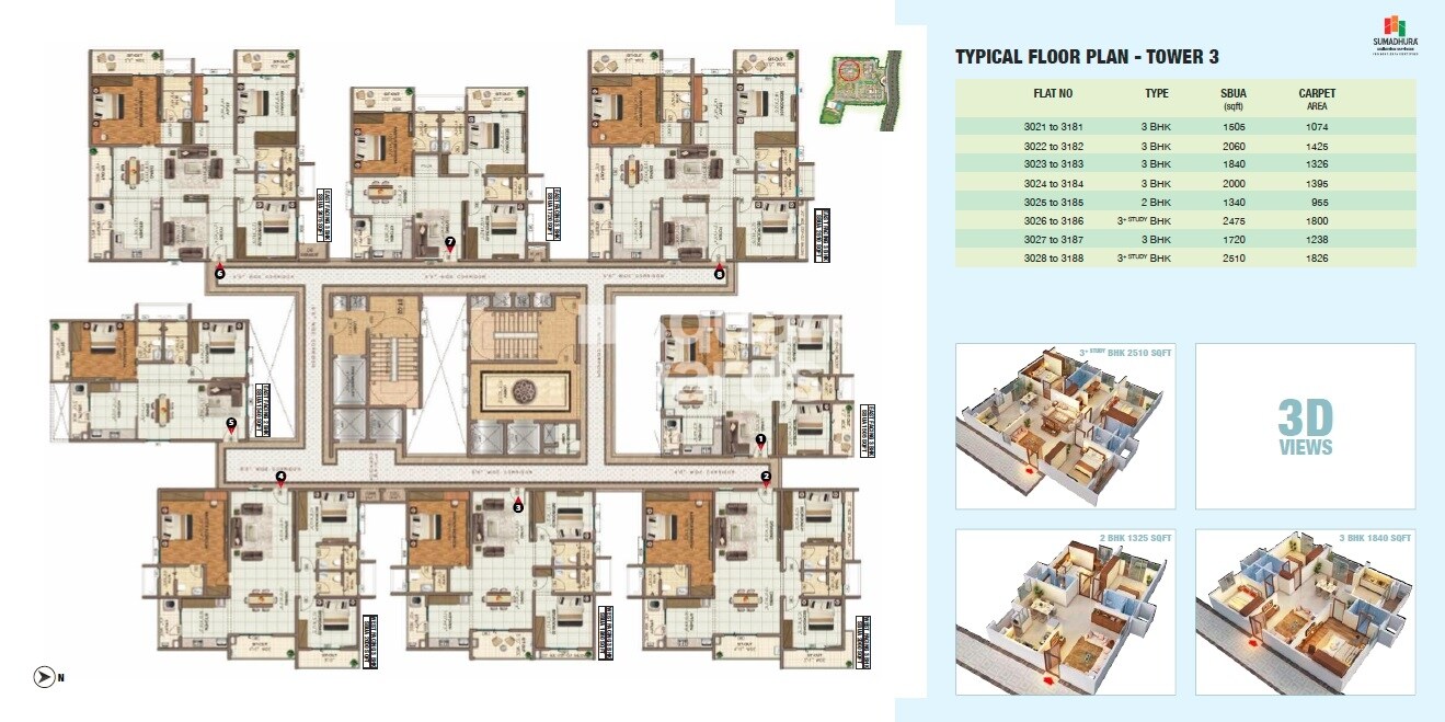 Sumadhura Horizon Floor Plans 3