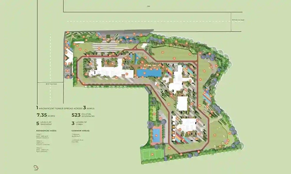 Sumadhura Palais Royale Master Plan 1