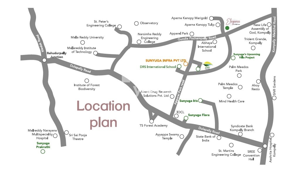 Sunyuga Elegance Location Image