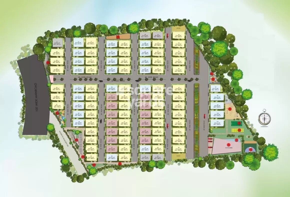 Sunyuga Villa Pallazo Master Plan Image