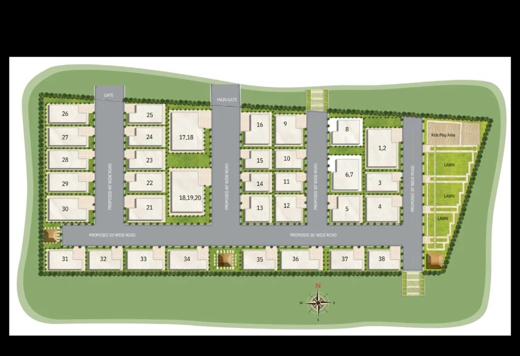 Suvarna Gowri Hills Master Plan 1