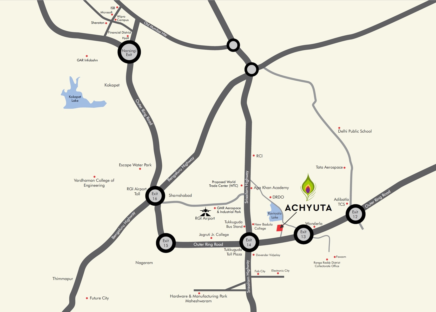SV Achyuta Location Image