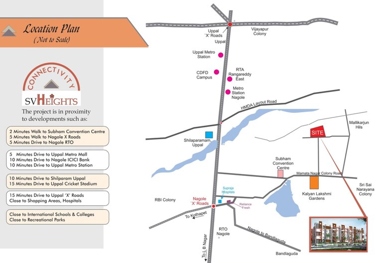SV Heights Nagole Location Image